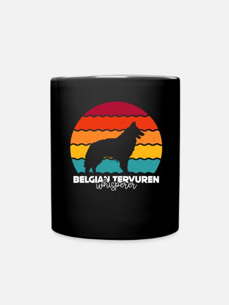 Belgian Tervuren - Tasse einfarbig - Schwarz