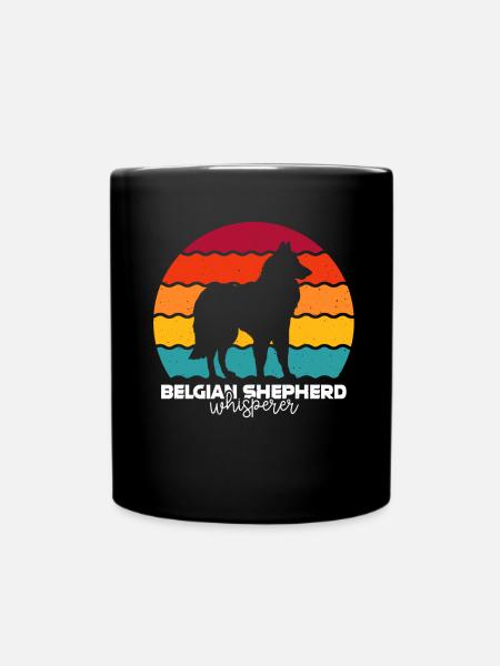 Belgischer Schäferhund - Tasse einfarbig - Schwarz