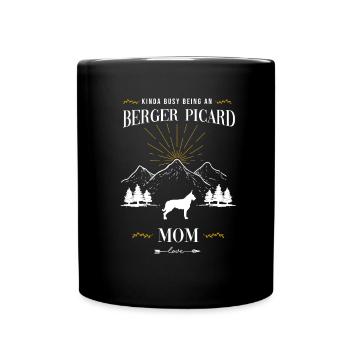 Berger de Picardie - Berger Picard - Tasse einfarbig - Schwarz - Vorne