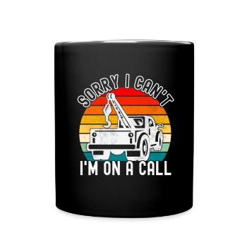 Service de remorquage de dépanneuse - Mug uni - noir - Devant
