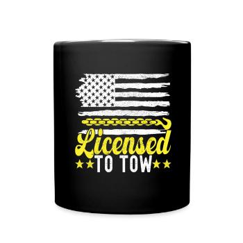 Service de remorquage de dépanneuse - Mug uni - noir - Devant