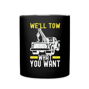 Service de remorquage de dépanneuse - Mug uni - noir - Devant
