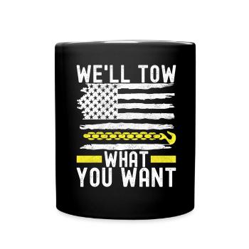Service de remorquage de dépanneuse - Mug uni - noir - Devant