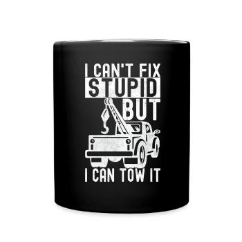 Service de remorquage de dépanneuse - Mug uni - noir - Devant