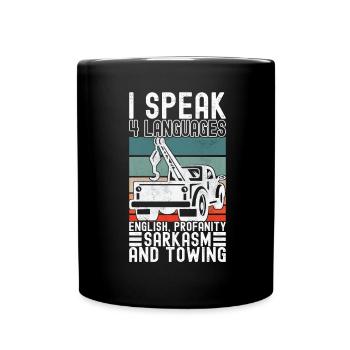 Service de remorquage de dépanneuse - Mug uni - noir - Devant