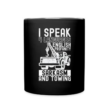 Service de remorquage de dépanneuse - Mug uni - noir - Devant