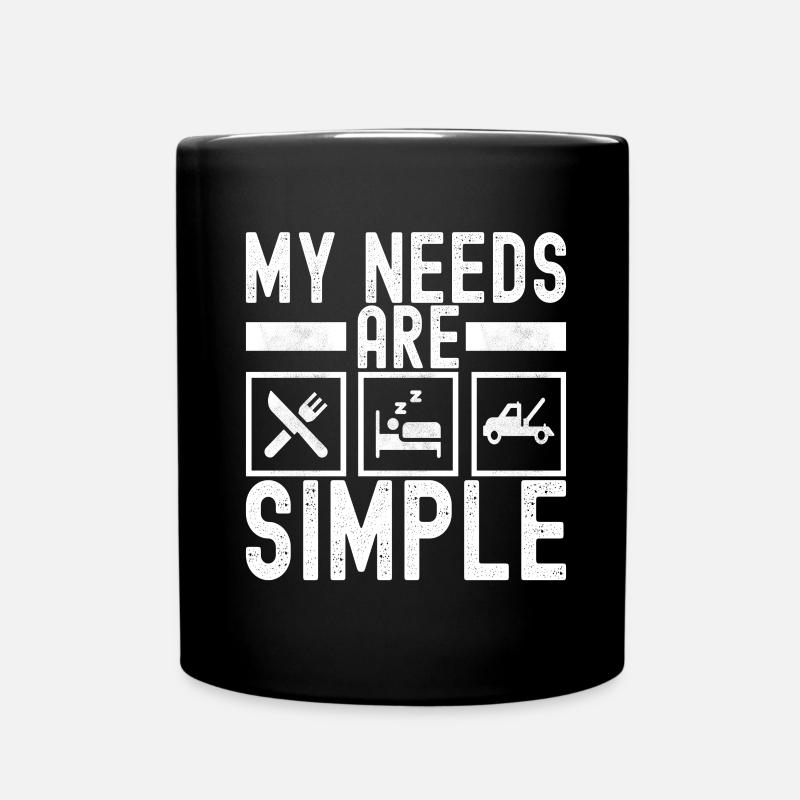 Service de remorquage de dépanneuse - Mug uni - noir