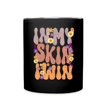 Vitiligo World Vitiligo Day - Tasse einfarbig - Schwarz - Vorne
