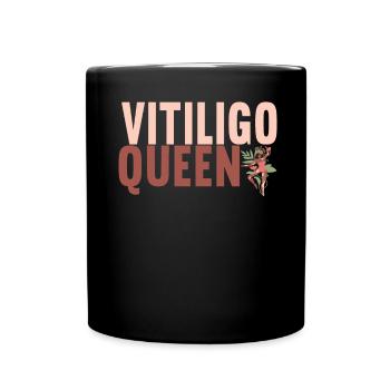 Vitiligo World Vitiligo Day - Tasse einfarbig - Schwarz - Vorne