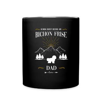 Bichon Frise - Mug uni - noir - Devant