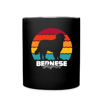 Berner Sennenhund - Tasse einfarbig - Schwarz - Vorne