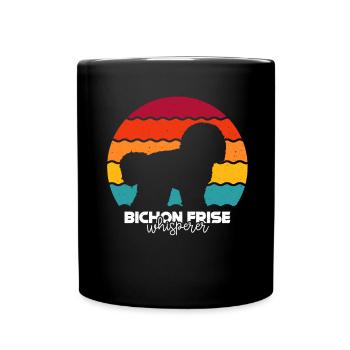 Bichon Frise - Mug uni - noir - Devant