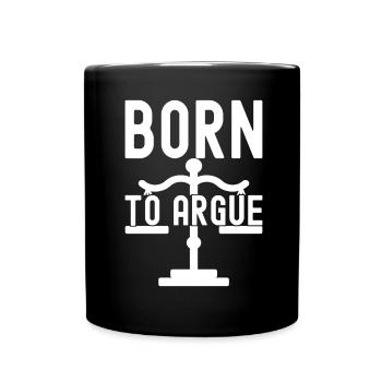 Law Student Judge Public Prosecutor - Full Colour Mug - black - Front