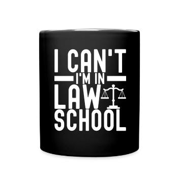 Étudiant en droit Juge Procureur de la République - Mug uni - noir - Devant