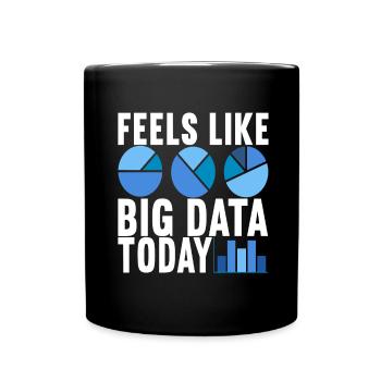 Analyste de données Data Scientist - Mug uni - noir - Devant
