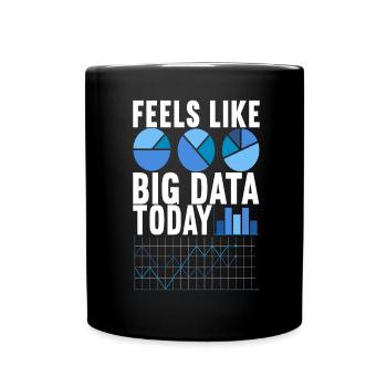 Analyste de données Data Scientist - Mug uni - noir - Devant