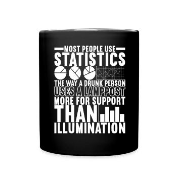 Data Scientist Data Analyst - Full Colour Mug - black - Front