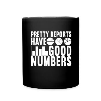 Analyste de données Data Scientist - Mug uni - noir - Devant