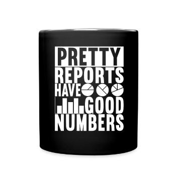 Data Scientist Data Analyst - Full Colour Mug - black - Front