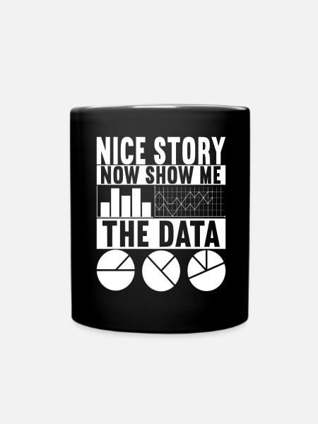 Data Scientist Data Analyst - Tasse einfarbig - Schwarz