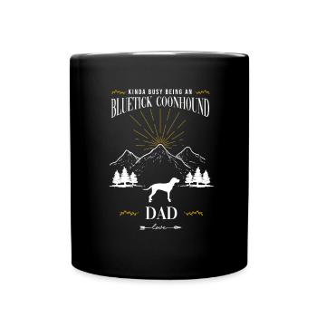 Bluetick Coonhound Dog - Full Colour Mug - black - Front