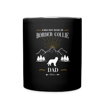 Border Collie - Full Colour Mug - black - Front
