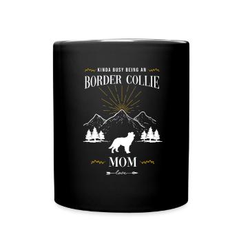 Border Collie - Full Colour Mug - black - Front