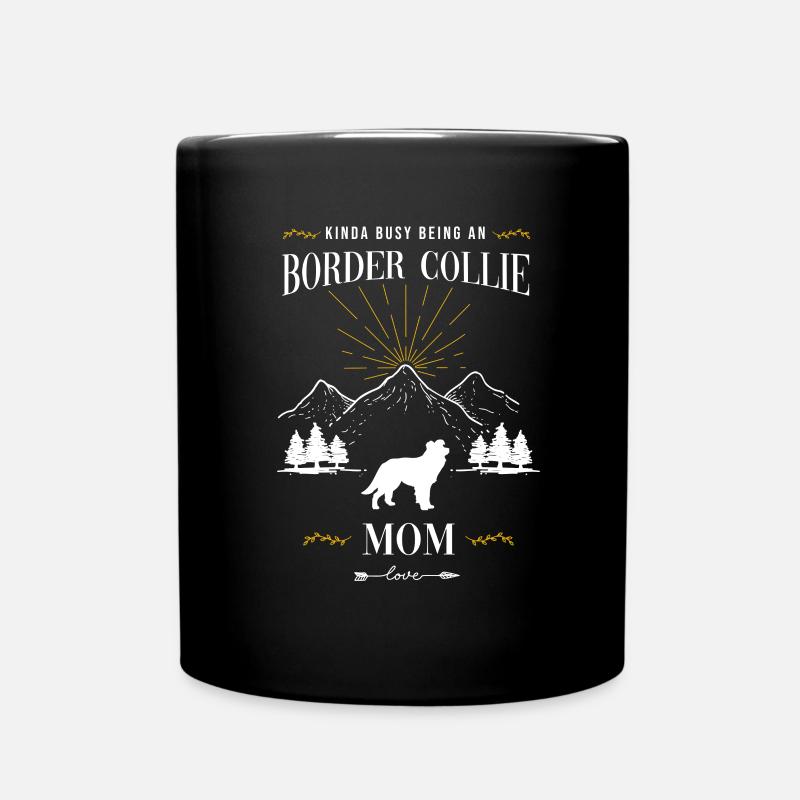 Border Collie - Tasse einfarbig - Schwarz