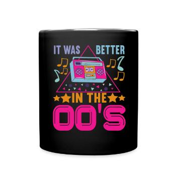 90s 90s 90s Party - Full Colour Mug - black - Front