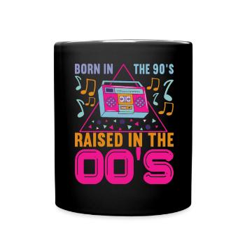 90s 90s 90s Party - Full Colour Mug - black - Front