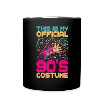 90s 90s 90s Party - Full Colour Mug - black - Front