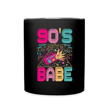 90s 90s 90s Party - Full Colour Mug - black - Front