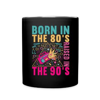 90s 90s 90s Party - Full Colour Mug - black - Front