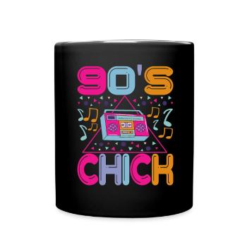 90s 90s 90s Party - Full Colour Mug - black - Front