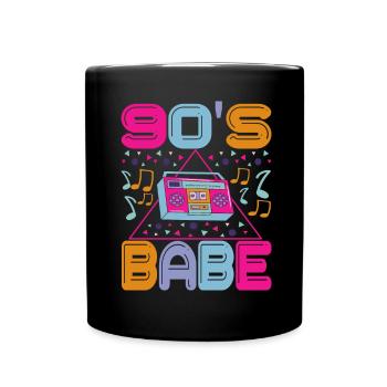 90s 90s 90s Party - Full Colour Mug - black - Front