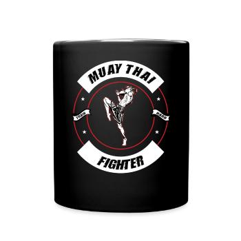 Muay Thai Fighter Design Arts Martiaux Fitness - Mug uni - noir - Devant