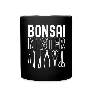 Bonsai tree Bonsai - Full Colour Mug - black - Front