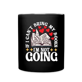 Lire des livres Rat de bibliothèque - Mug uni - noir - Devant