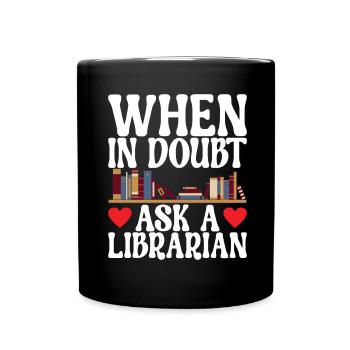Bibliothèque de rats de bibliothèque de livres de lecture - Mug uni - noir - Devant