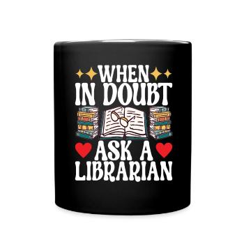 Bibliothèque de rats de bibliothèque de livres de lecture - Mug uni - noir - Devant