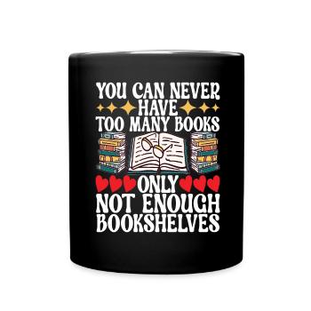Bibliothèque de rats de bibliothèque de livres de lecture - Mug uni - noir - Devant