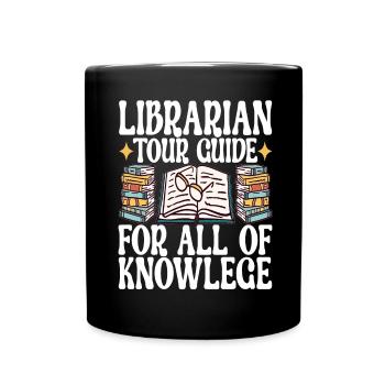 Bibliothèque de rats de bibliothèque de livres de lecture - Mug uni - noir - Devant