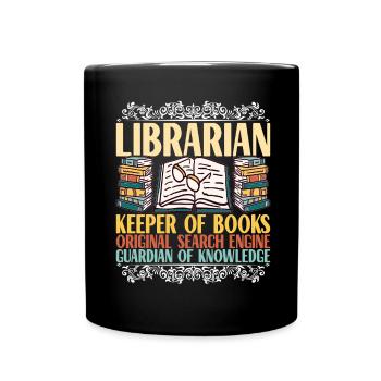 Bibliothèque de rats de bibliothèque de livres de lecture - Mug uni - noir - Devant