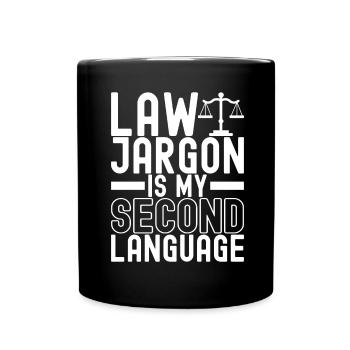 Étudiant en droit Juge Procureur de la République - Mug uni - noir - Devant