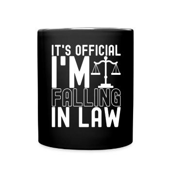 Law Student Judge Public Prosecutor - Full Colour Mug - black - Front