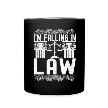 Law Student Judge Public Prosecutor - Full Colour Mug - black - Front