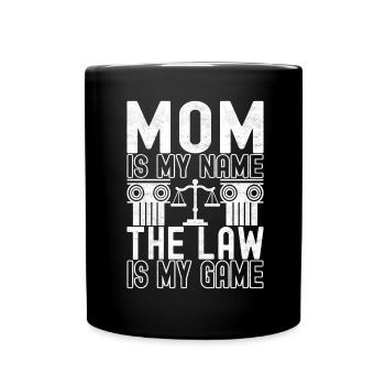 Étudiant en droit Juge Procureur de la République - Mug uni - noir - Devant