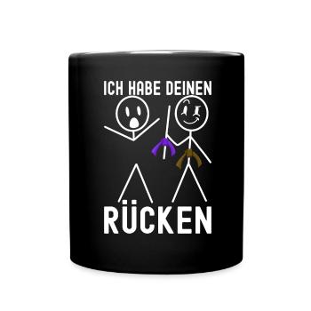 Jiu-Jitsu brésilien BJJ Grappling - Mug uni - noir - Devant