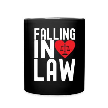 Law Student Judge Public Prosecutor - Full Colour Mug - black - Front