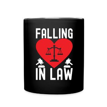 Law Student Judge Public Prosecutor - Full Colour Mug - black - Front
